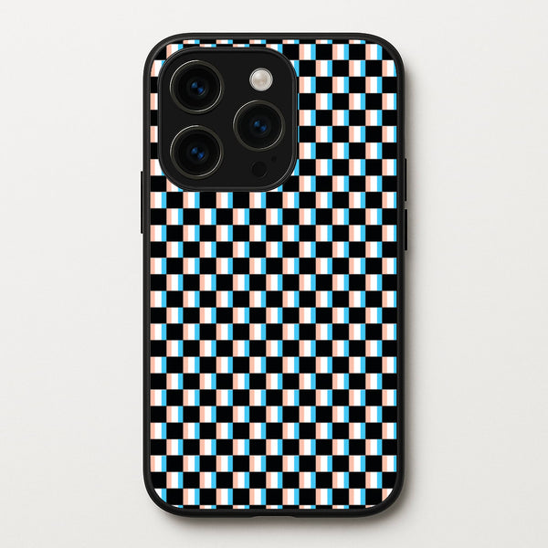 3D Squares - Trippy Patterns - Trippy Patterns Phone Case for iPhone 14 Pro