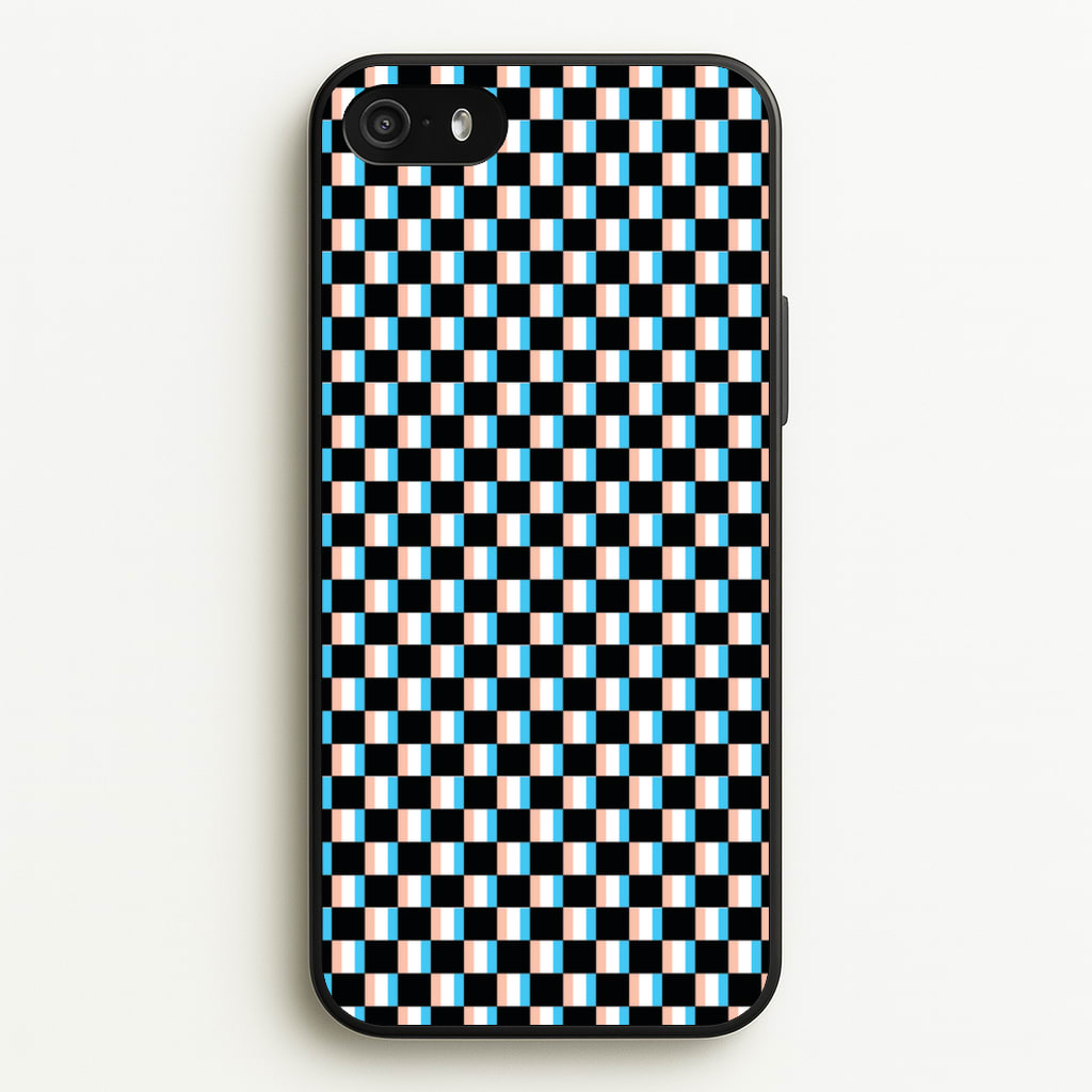 3D Squares - Trippy Patterns - Trippy Patterns Phone Case for iPhone 5 / 5s / SE 2016