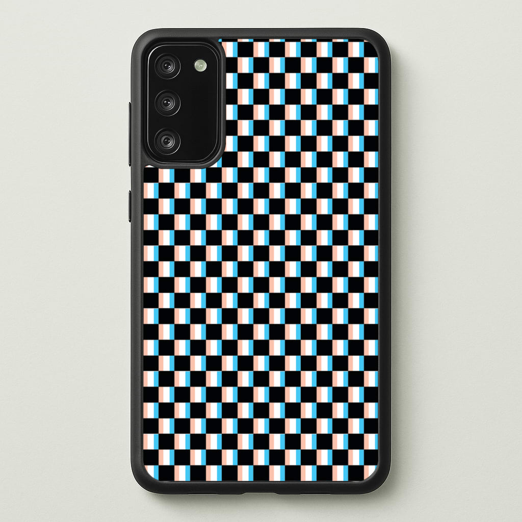 3D Squares - Trippy Patterns - Trippy Patterns Phone Case for Galaxy S20FE
