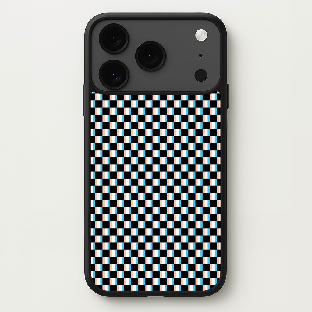 3D Squares - Trippy Patterns Phone Case for iPhone 17 Pro