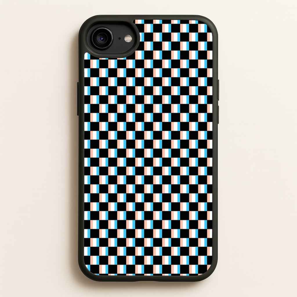 3D Squares - Trippy Patterns - Trippy Patterns Phone Case for iPhone 6 / 7 / 8 / SE
