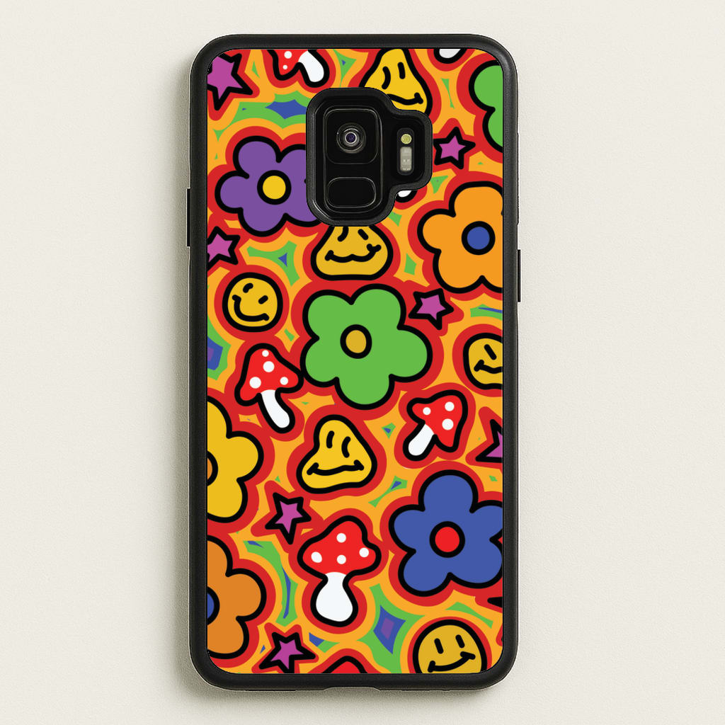 Rainbow Trip - Trippy Patterns - Trippy Patterns Phone Case for Galaxy S9