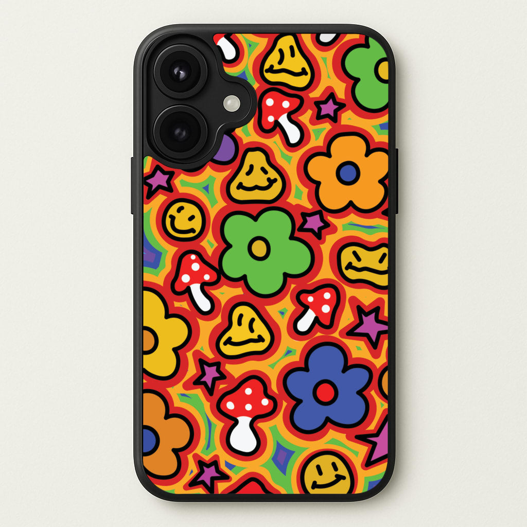 Rainbow Trip - Trippy Patterns Phone Case for iPhone 17