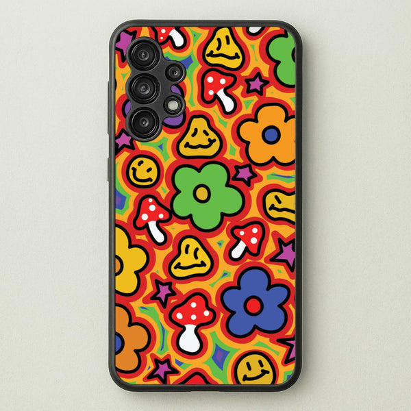 Rainbow Trip - Trippy Patterns - Trippy Patterns Phone Case for Galaxy A13