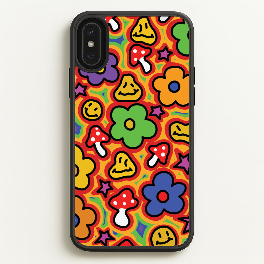 Rainbow Trip - Trippy Patterns - Trippy Patterns Phone Case for iPhone XS Max