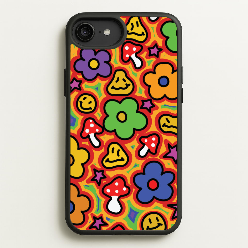 Rainbow Trip - Trippy Patterns - Trippy Patterns Phone Case for iPhone 6 Plus / 7 Plus / 8 Plus