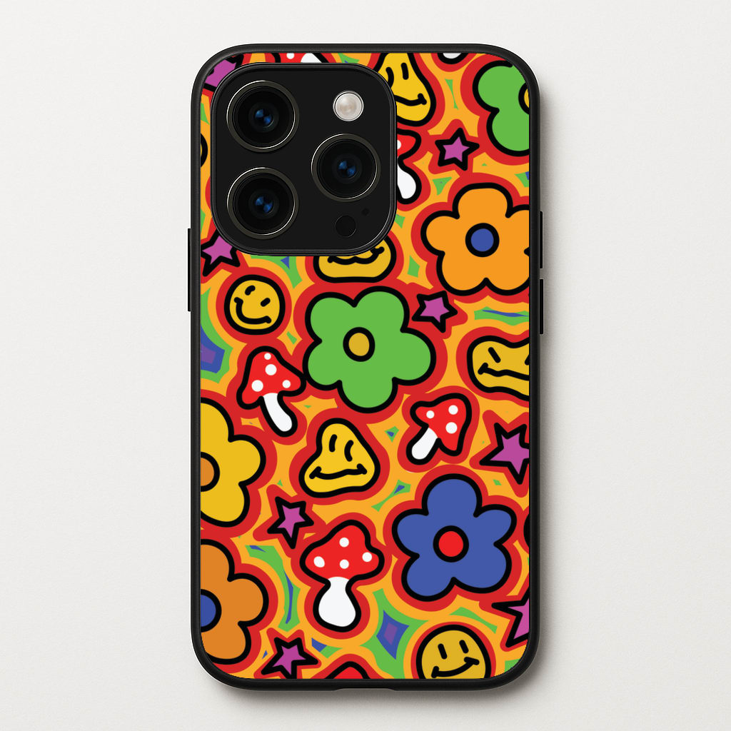 Rainbow Trip - Trippy Patterns - Trippy Patterns Phone Case for iPhone 14 Pro