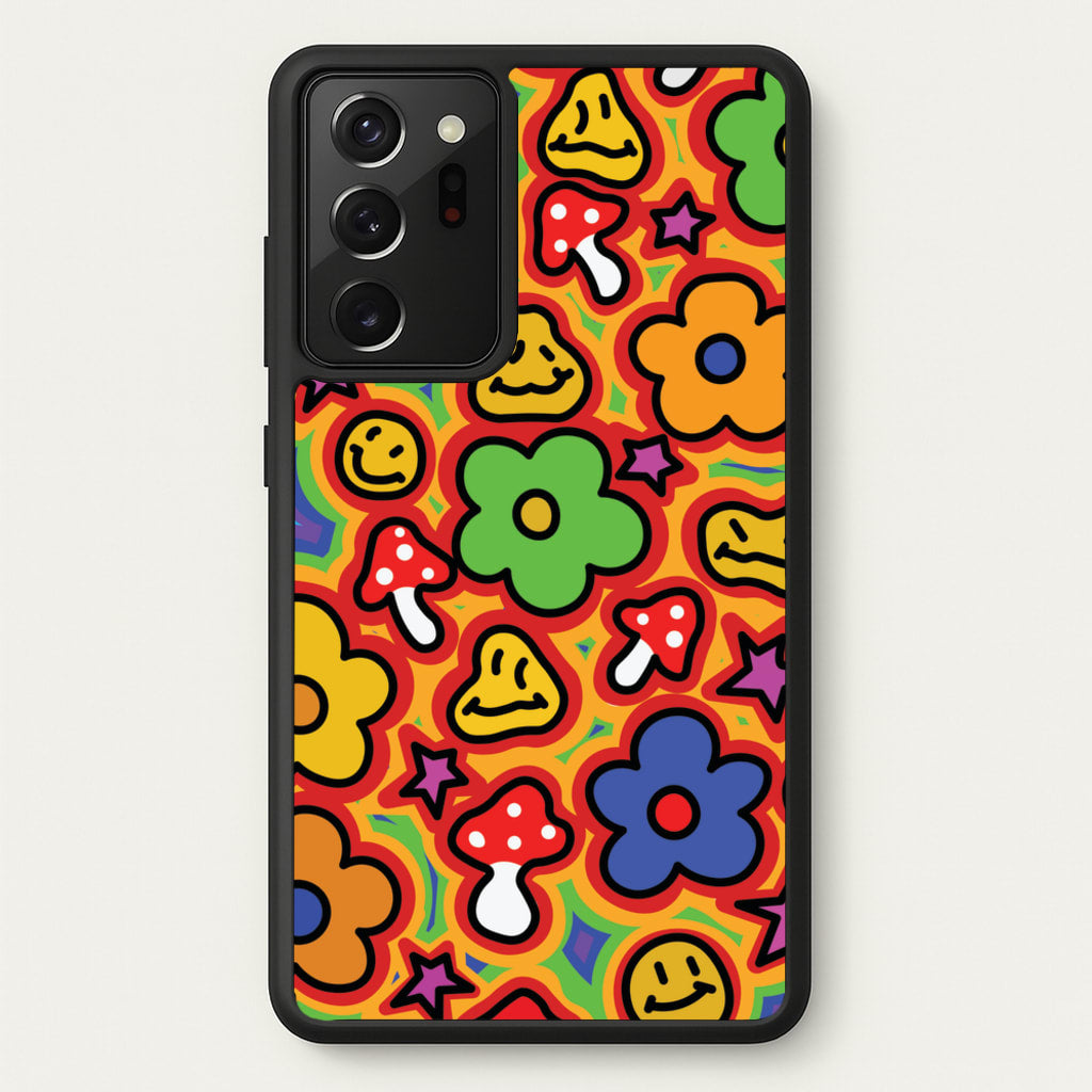 Rainbow Trip - Trippy Patterns - Trippy Patterns Phone Case for Galaxy Note 20 Ultra