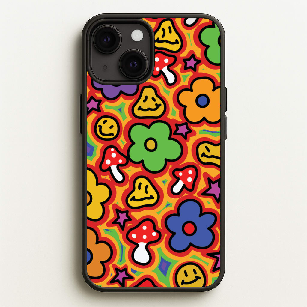 Rainbow Trip - Trippy Patterns - Trippy Patterns Phone Case for iPhone 13