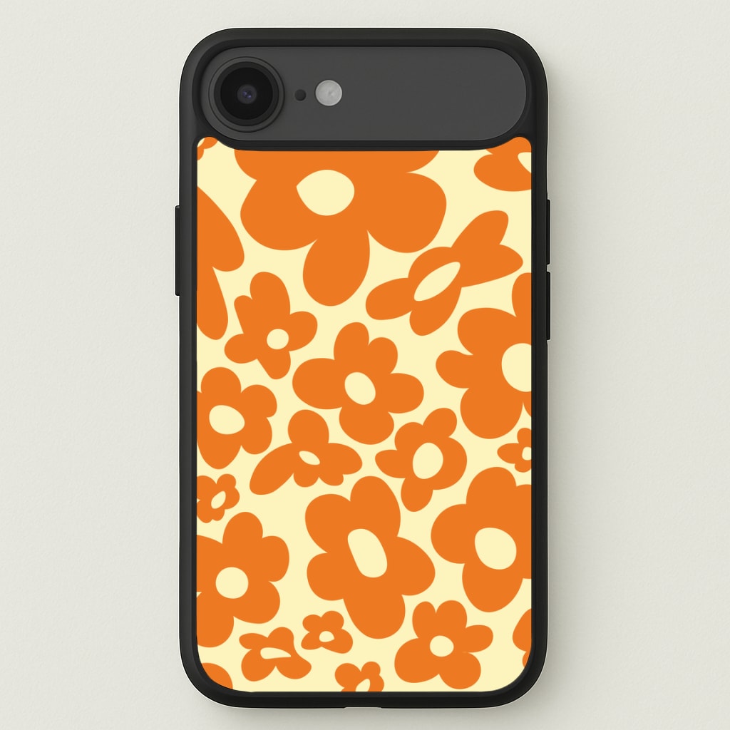 Orange Flowers - Trippy Patterns Phone Case for iPhone 17 Air