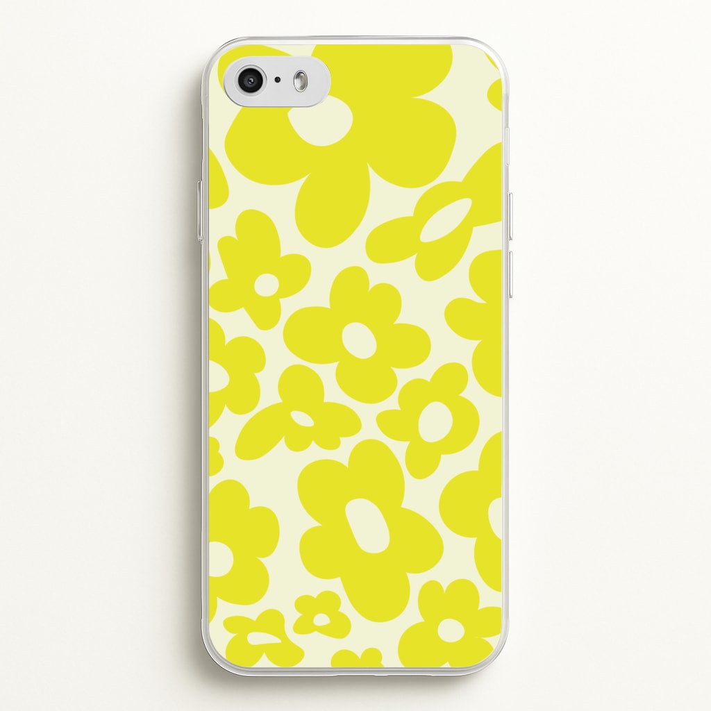 Yellow Flowers - Trippy Patterns - Trippy Patterns Phone Case for iPhone 5 / 5s / SE 2016