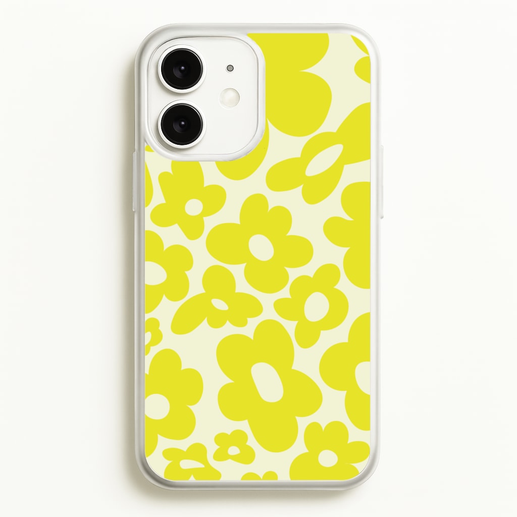 Yellow Flowers - Trippy Patterns - Trippy Patterns Phone Case for iPhone 11