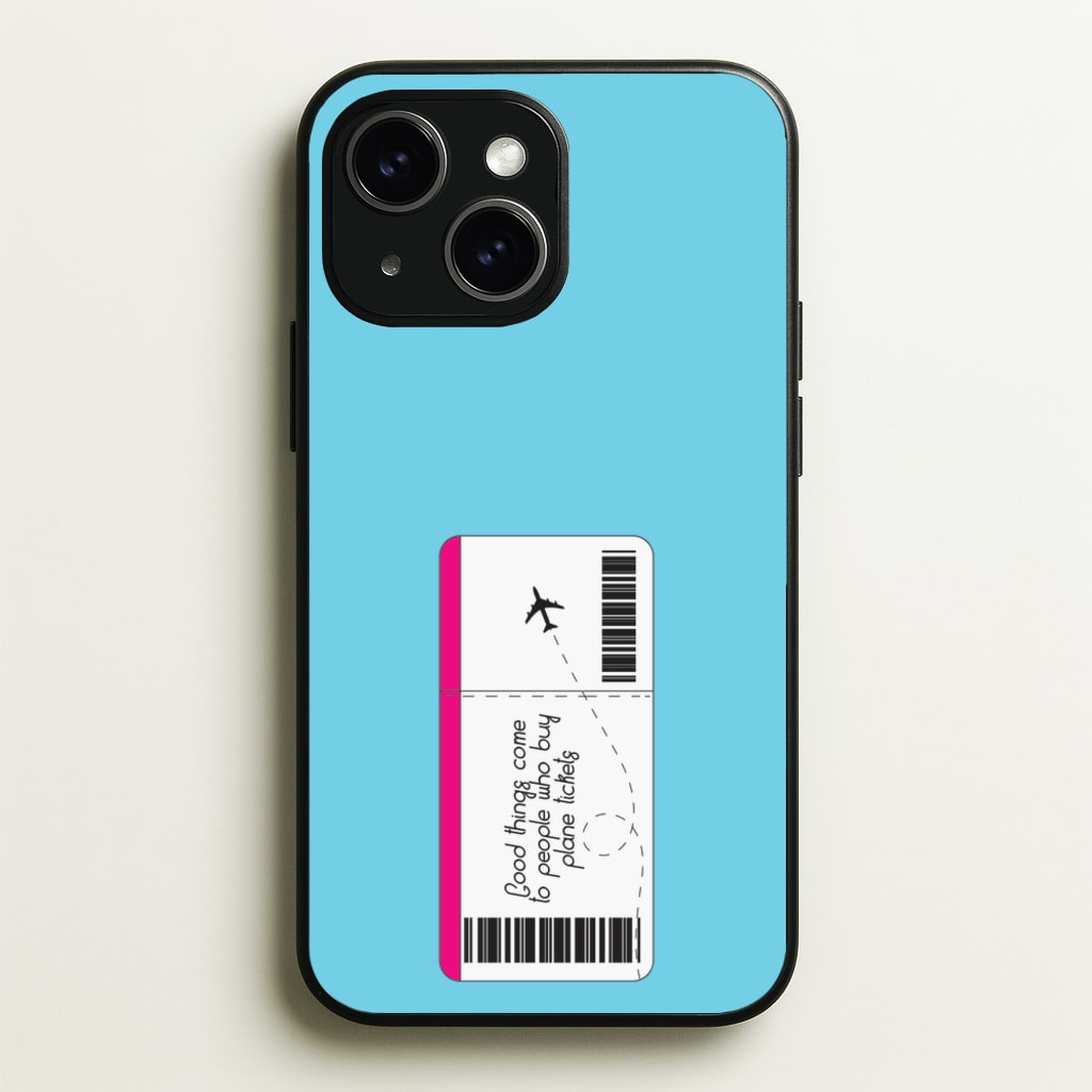 Buy Plane Tickets - Travel - Travel Phone Case for iPhone 15