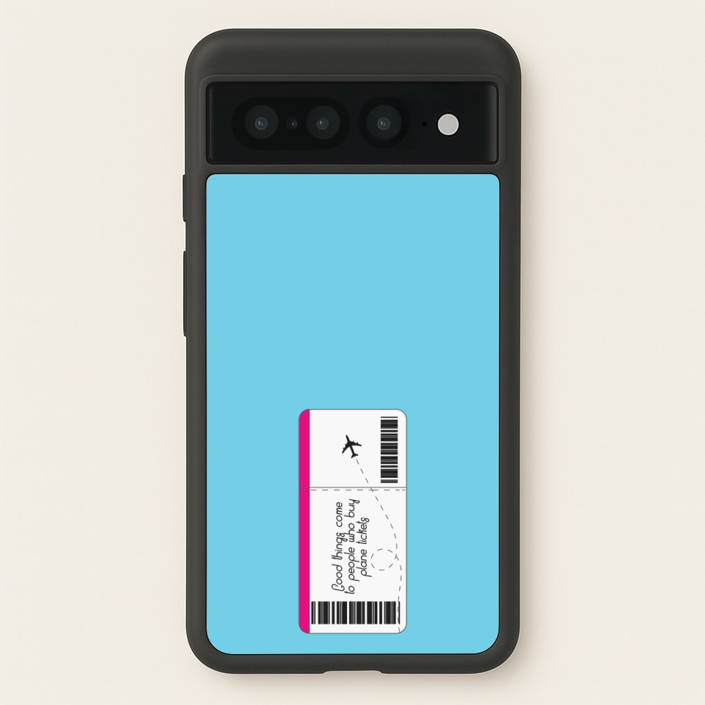 Buy Plane Tickets - Travel - Travel Phone Case for Google Pixel 7 Pro