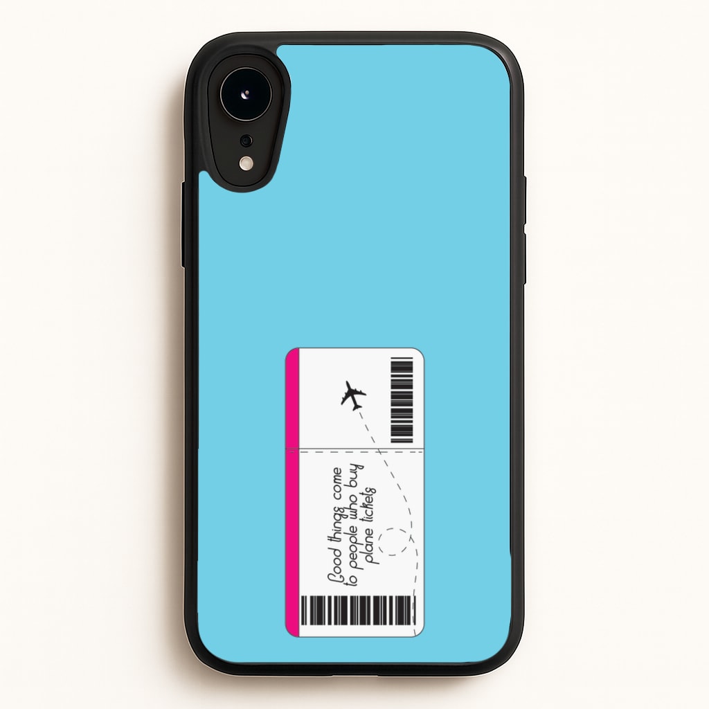 Buy Plane Tickets - Travel - Travel Phone Case for iPhone XR