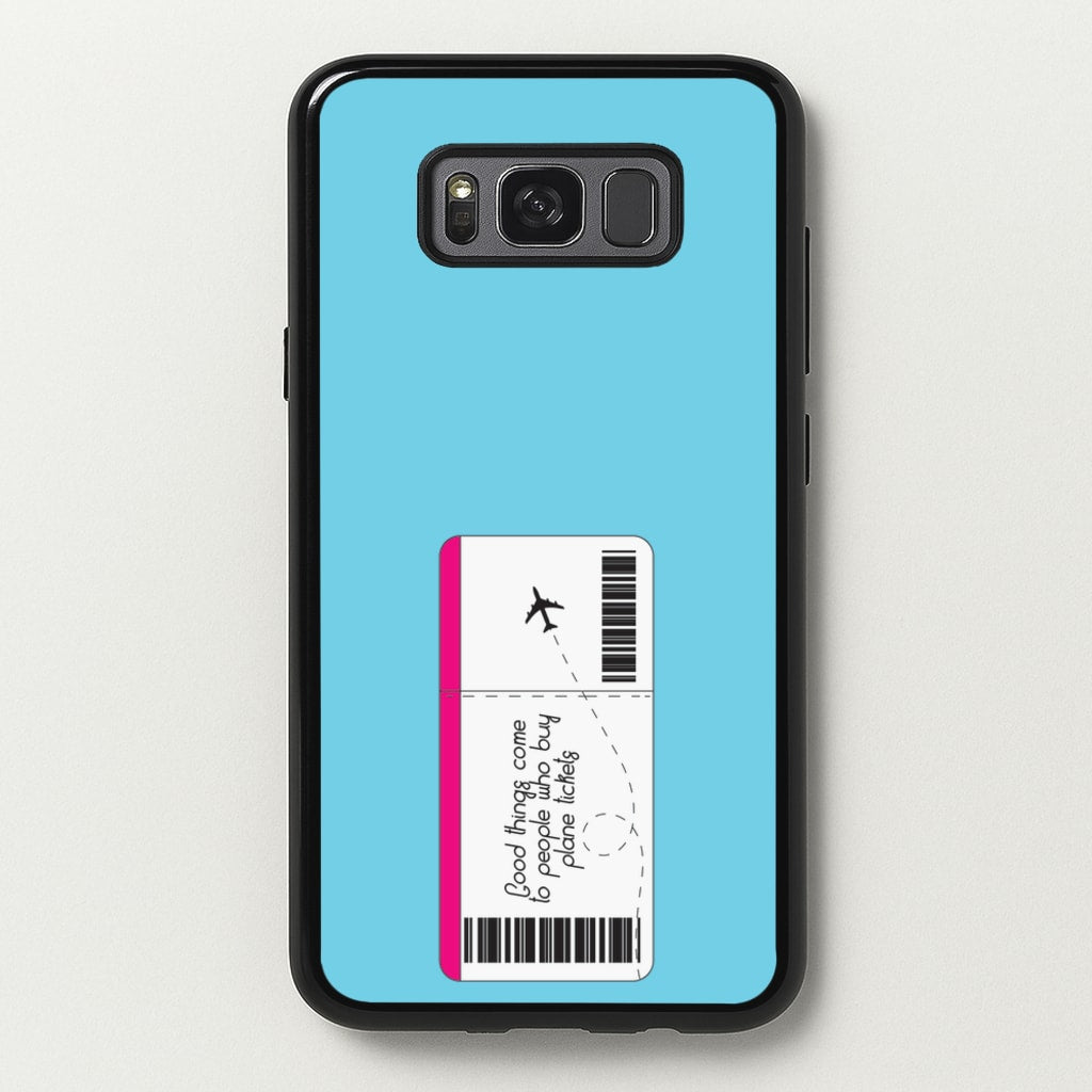 Buy Plane Tickets - Travel - Travel Phone Case for Galaxy S8 Plus