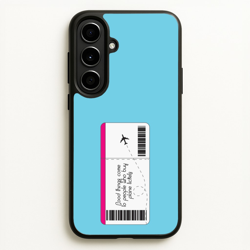 Buy Plane Tickets - Travel  - Travel Phone Case for Galaxy A56