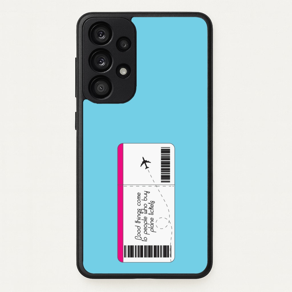 Buy Plane Tickets - Travel  - Travel Phone Case for Galaxy A53