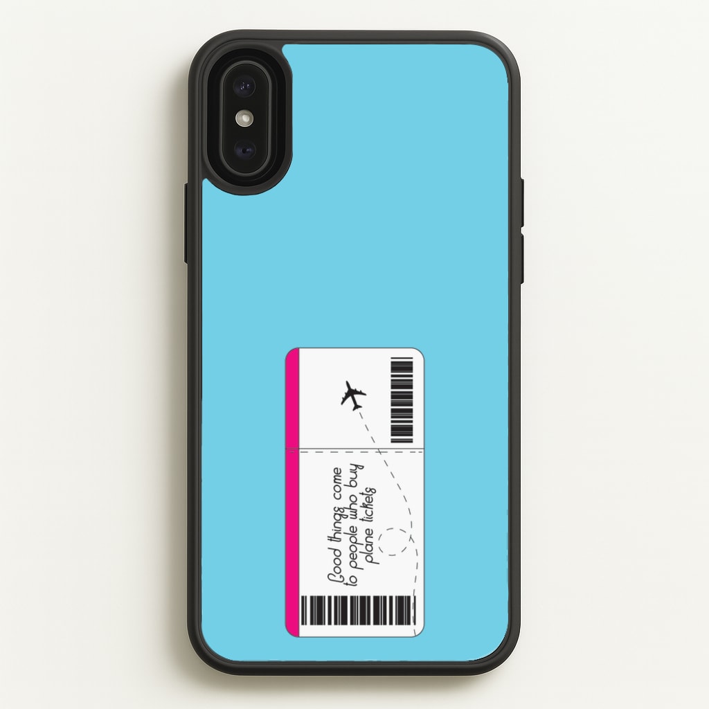 Buy Plane Tickets - Travel - Travel Phone Case for iPhone XS Max