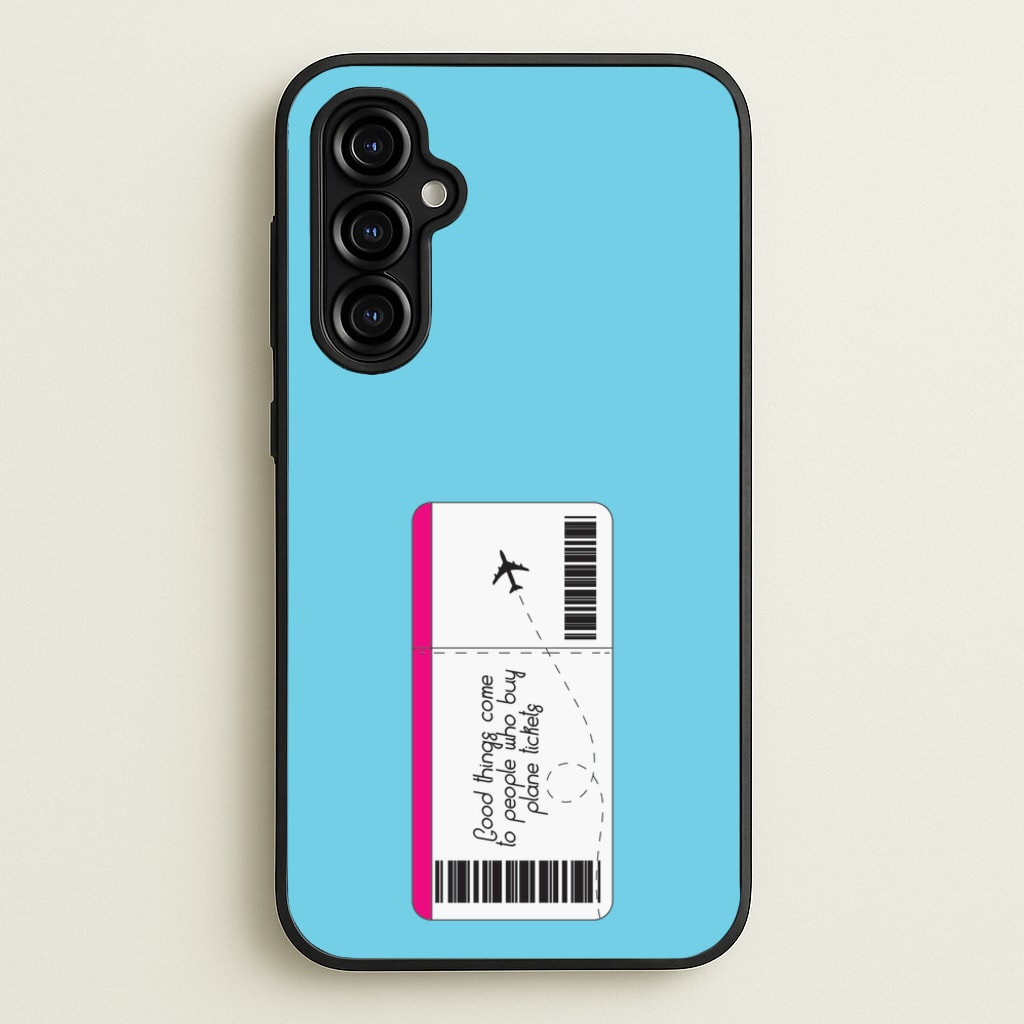 Buy Plane Tickets - Travel - Travel Phone Case for Galaxy A54
