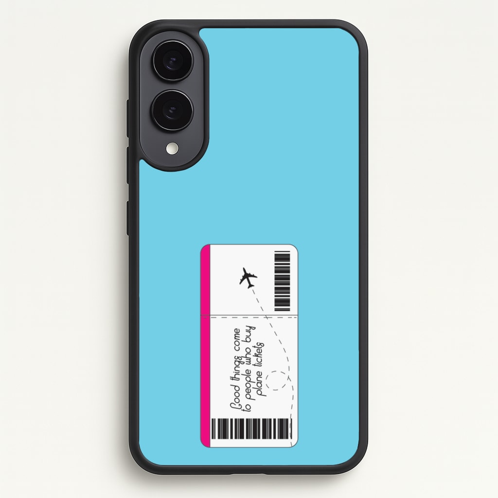 Buy Plane Tickets - Travel - Travel Phone Case for Galaxy S25 Edge