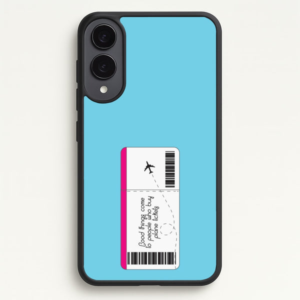 Buy Plane Tickets - Travel - Travel Phone Case for Galaxy S25 Edge