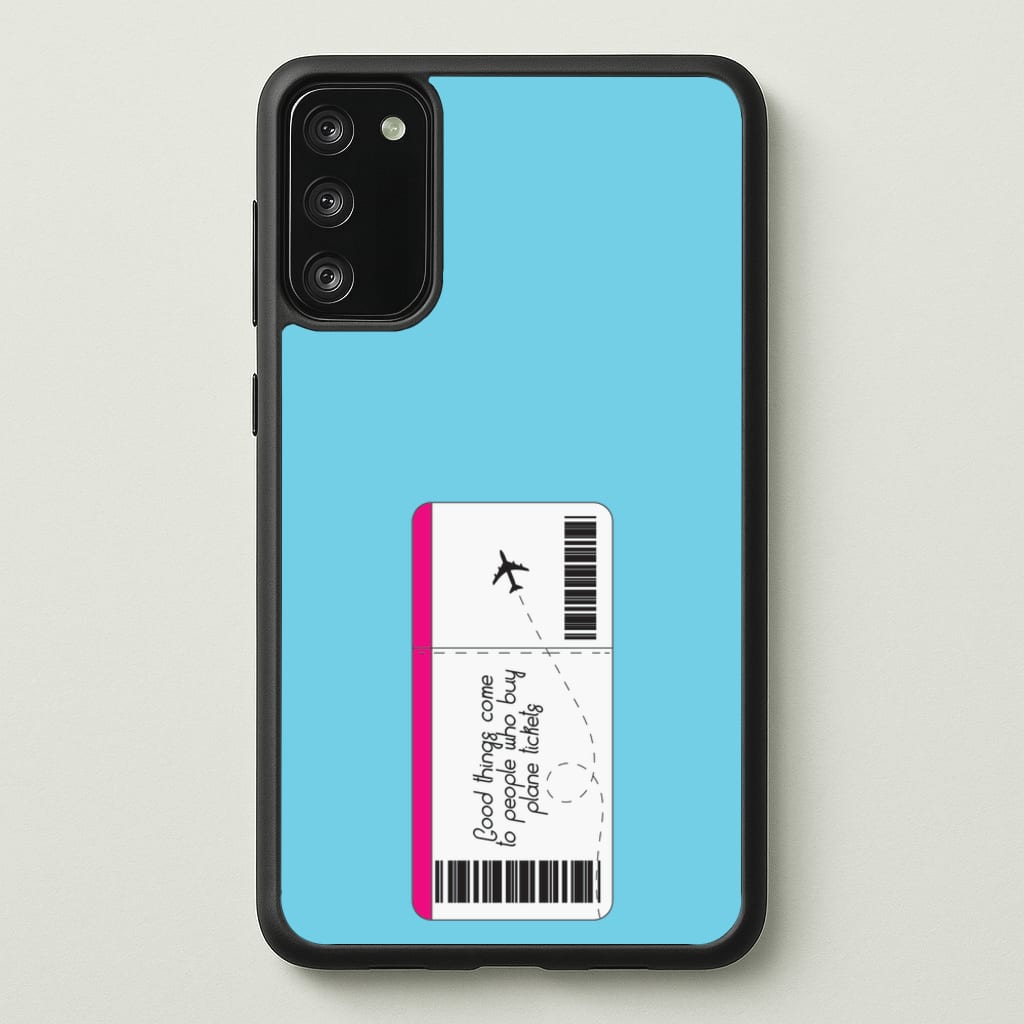 Buy Plane Tickets - Travel - Travel Phone Case for Galaxy S20FE
