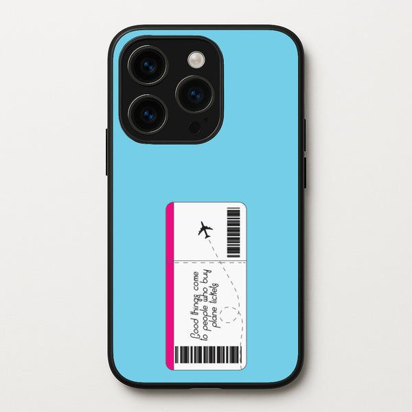 Buy Plane Tickets - Travel - Travel Phone Case for iPhone 14 Pro