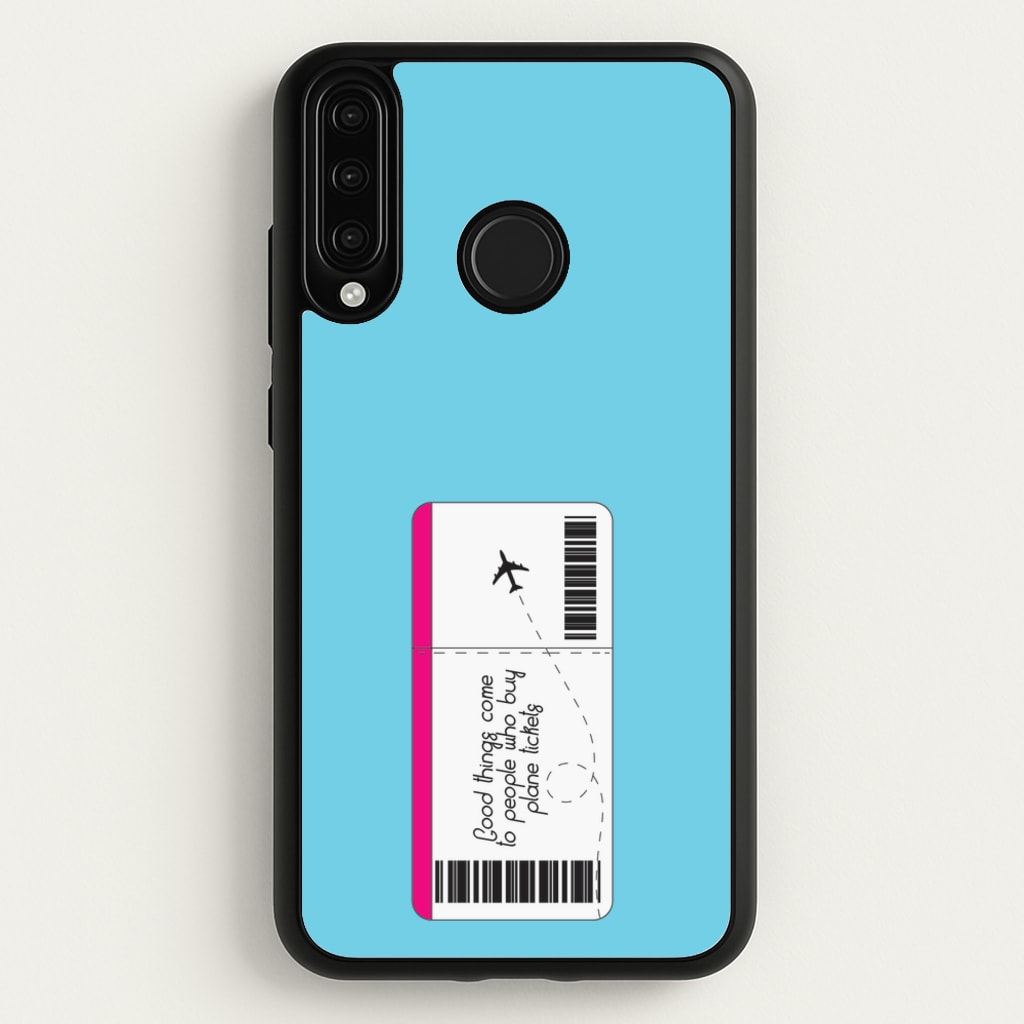 Buy Plane Tickets - Travel - Travel Phone Case for Huawei P30 Lite