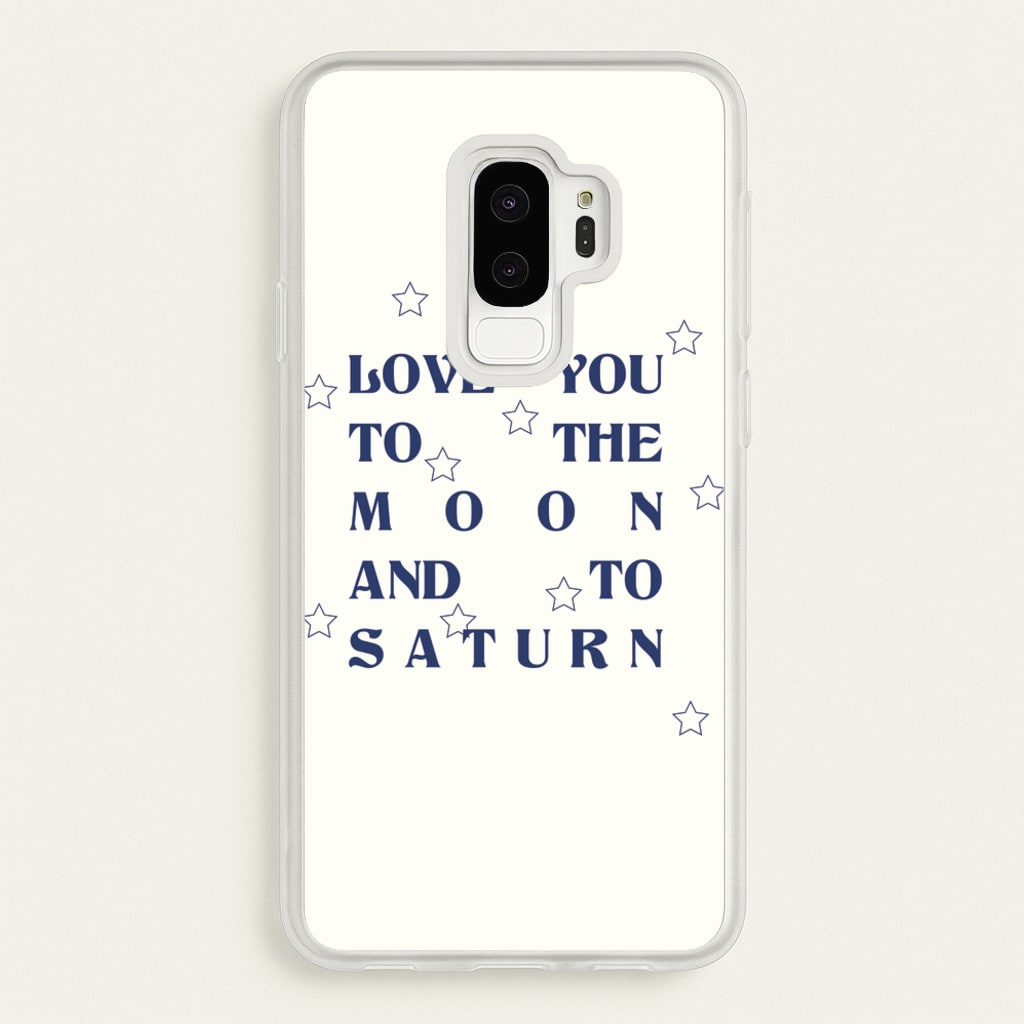 Love You To The Moon And To Saturn - Taylor - Taylor Phone Case for Galaxy S9 Plus