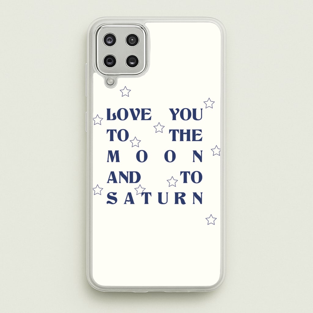 Love You To The Moon And To Saturn - Taylor - Taylor Phone Case for Galaxy A12