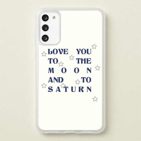 Love You To The Moon And To Saturn - Taylor - Taylor Phone Case for Galaxy A41