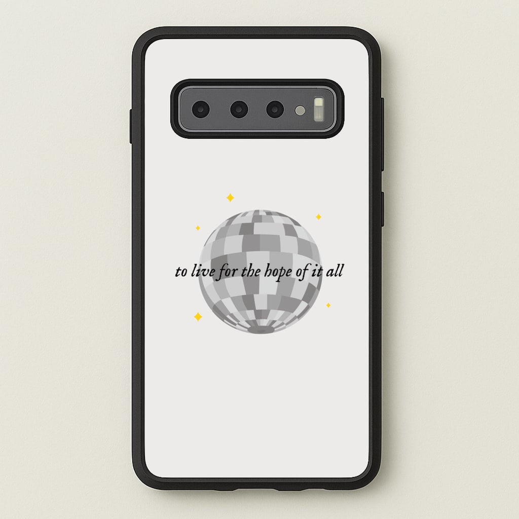 To Live For The Hope Of It All - Taylor - Taylor Phone Case for Galaxy S10 Plus