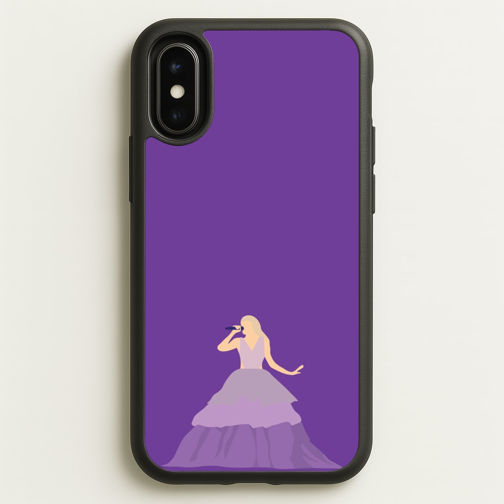 Purple Dress - Taylor - Taylor Phone Case for iPhone X / XS