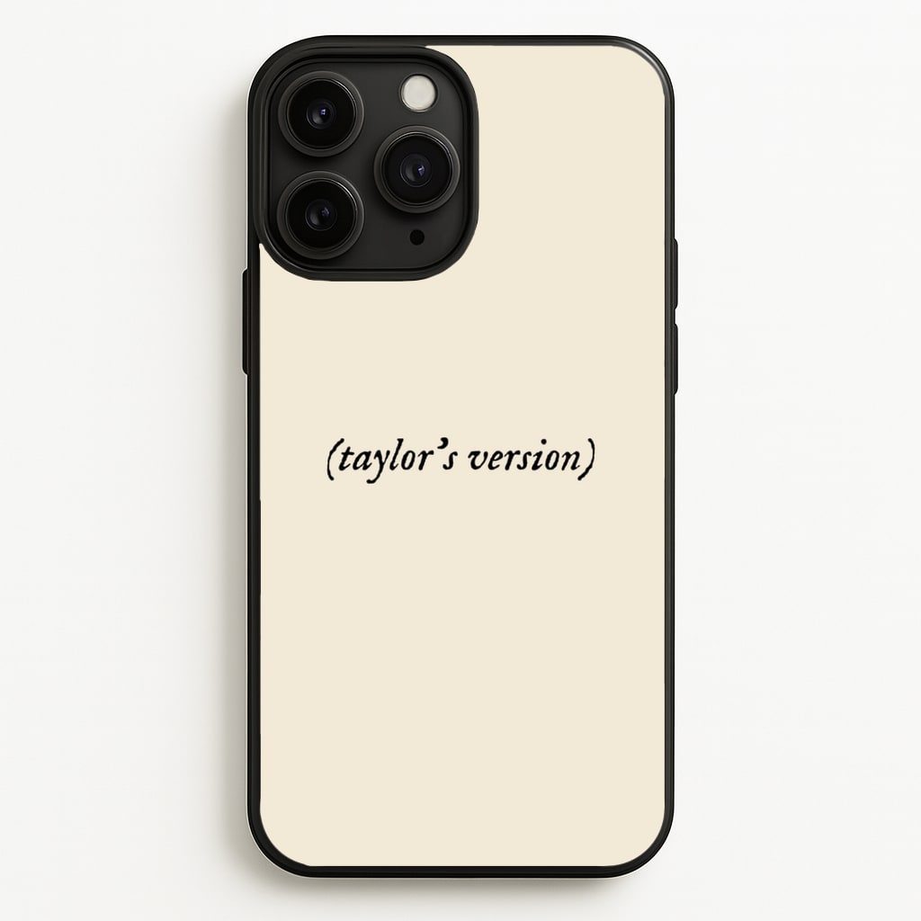 Personalised Taylor's Version - Taylor Phone Case for iPhone 11 Pro Max