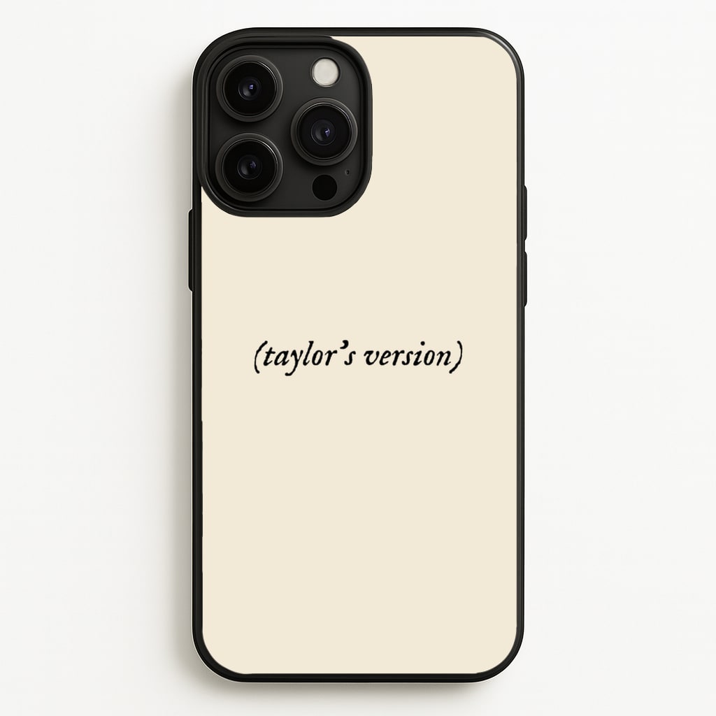 Personalised Taylor's Version - Taylor Phone Case for iPhone 13 Pro Max