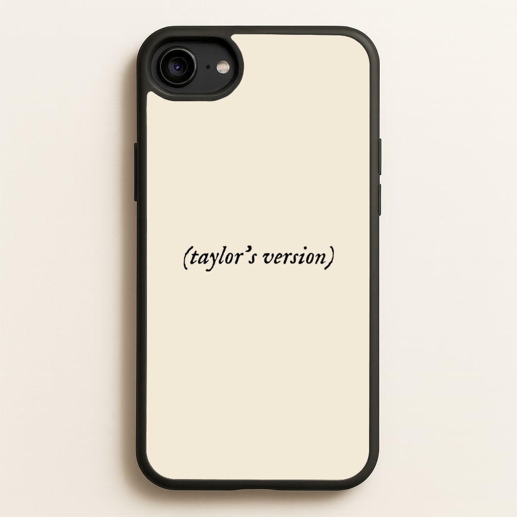 Personalised Taylor's Version - Taylor Phone Case for iPhone 6 / 7 / 8 / SE