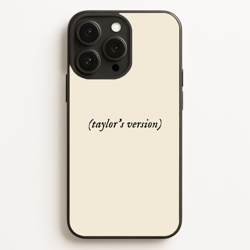 Personalised Taylor's Version - Taylor Phone Case for iPhone 12 Pro Max