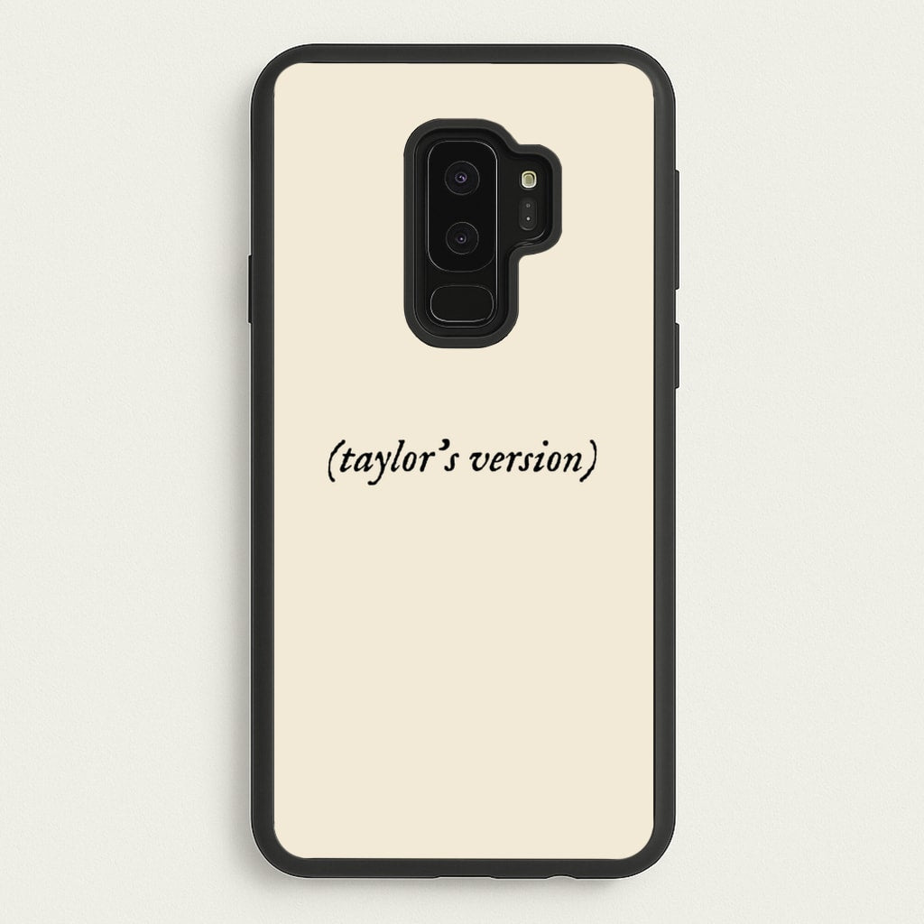 Personalised Taylor's Version - Taylor Phone Case for Galaxy S9 Plus