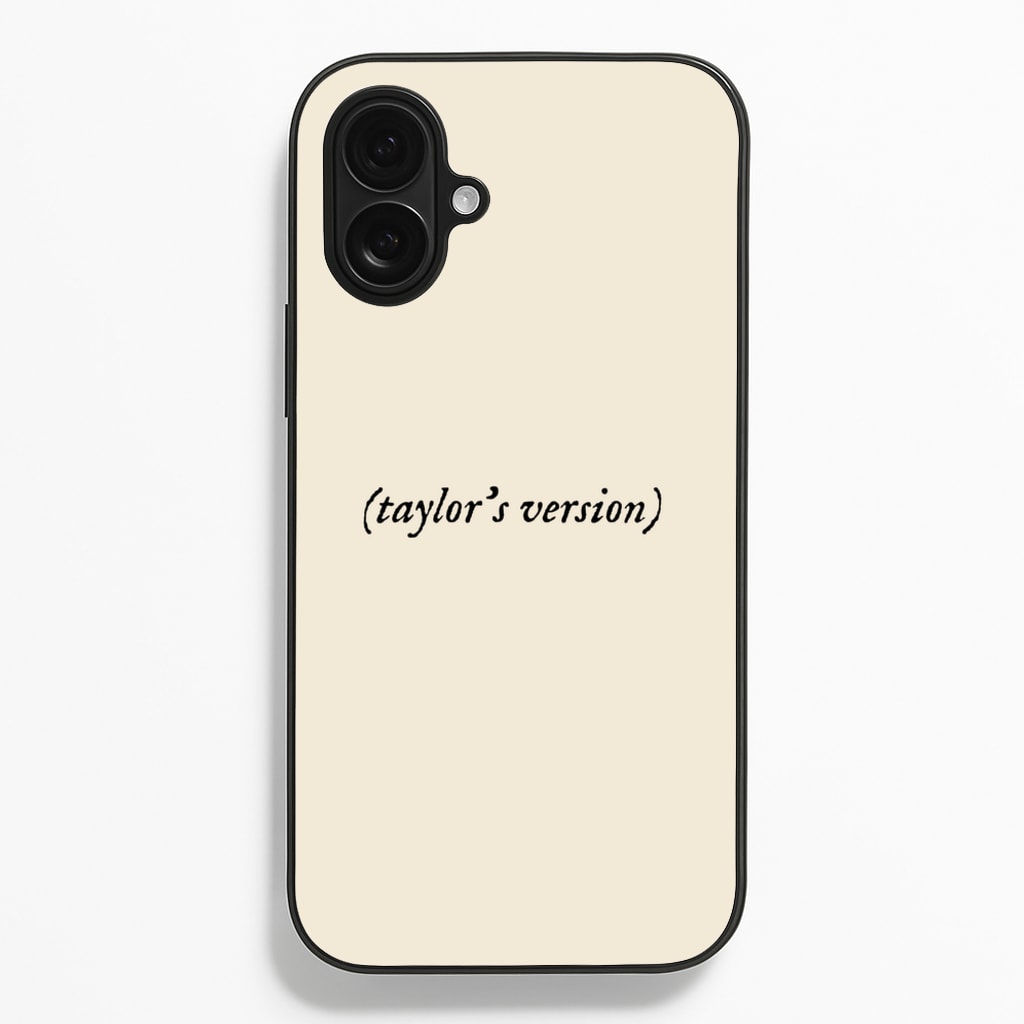Personalised Taylor's Version Phone Case