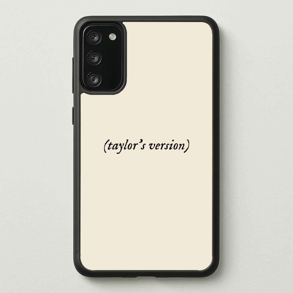 Personalised Taylor's Version - Taylor Phone Case for Galaxy A41
