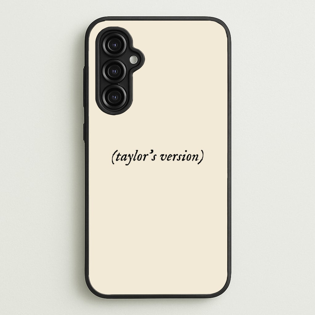 Personalised Taylor's Version - Taylor Phone Case for Galaxy A14