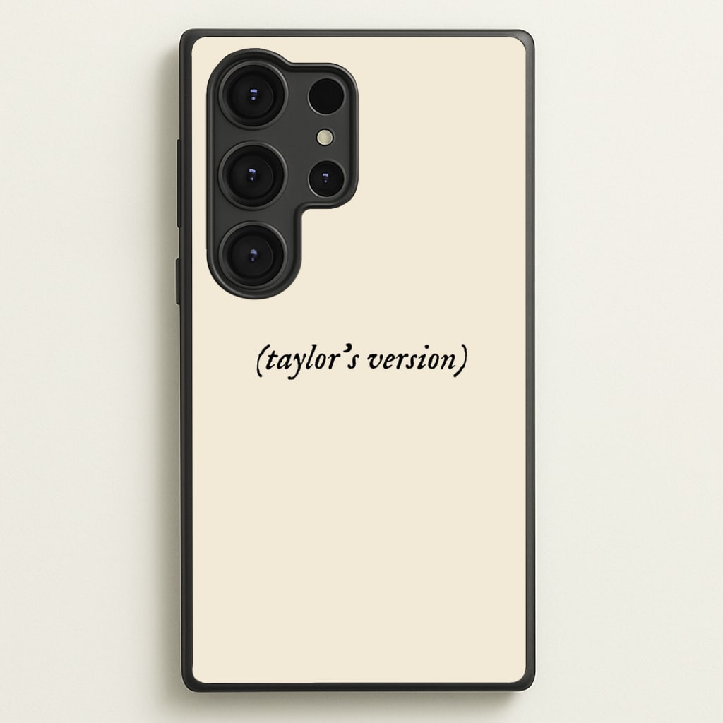 Personalised Taylor's Version - Taylor Phone Case for Galaxy S25 Ultra