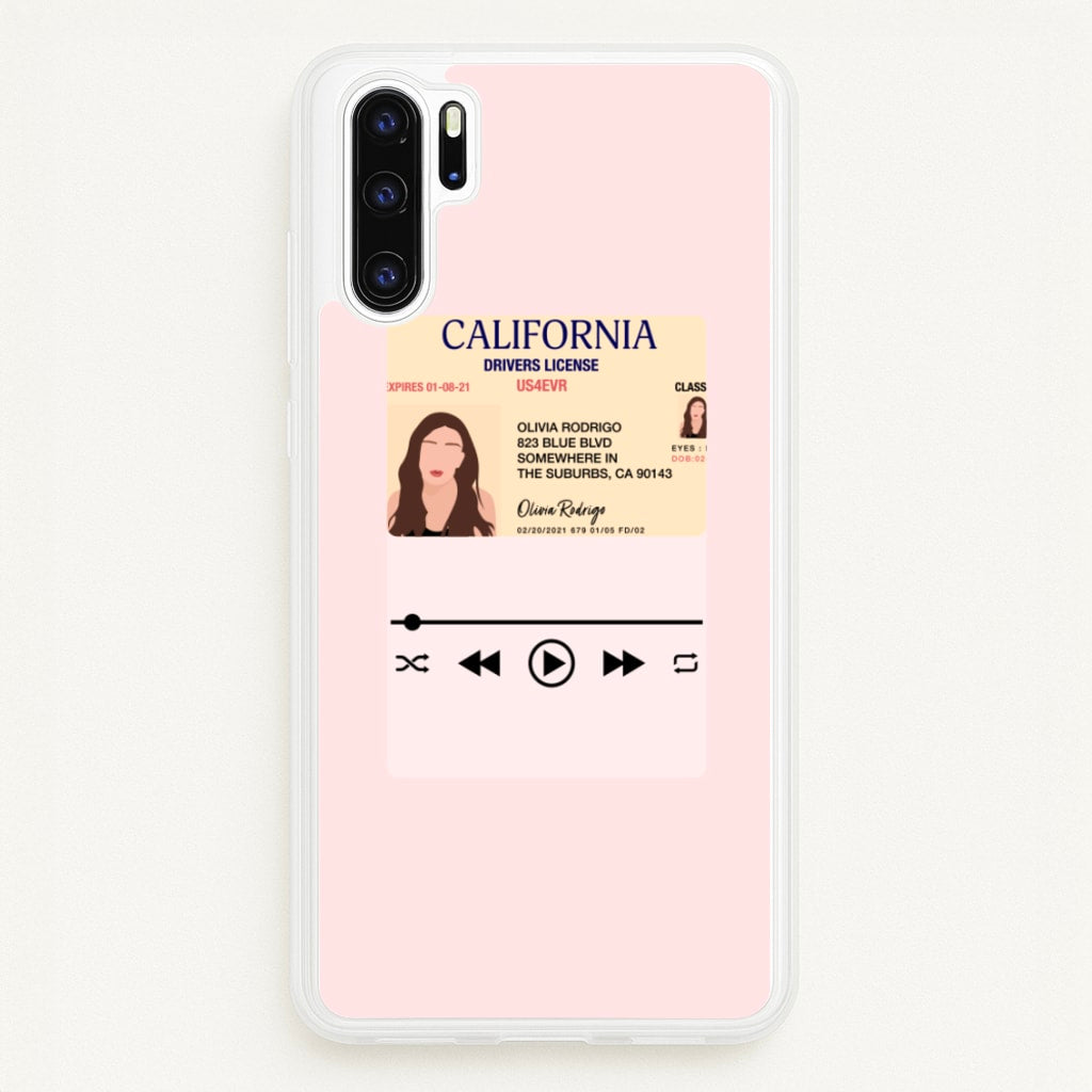 Drivers License - Olivia TikTok - TikTok Phone Case for Huawei P30 Pro