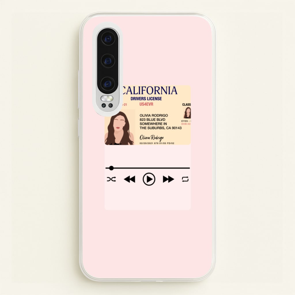 Drivers License - Olivia TikTok - TikTok Phone Case for Huawei P30