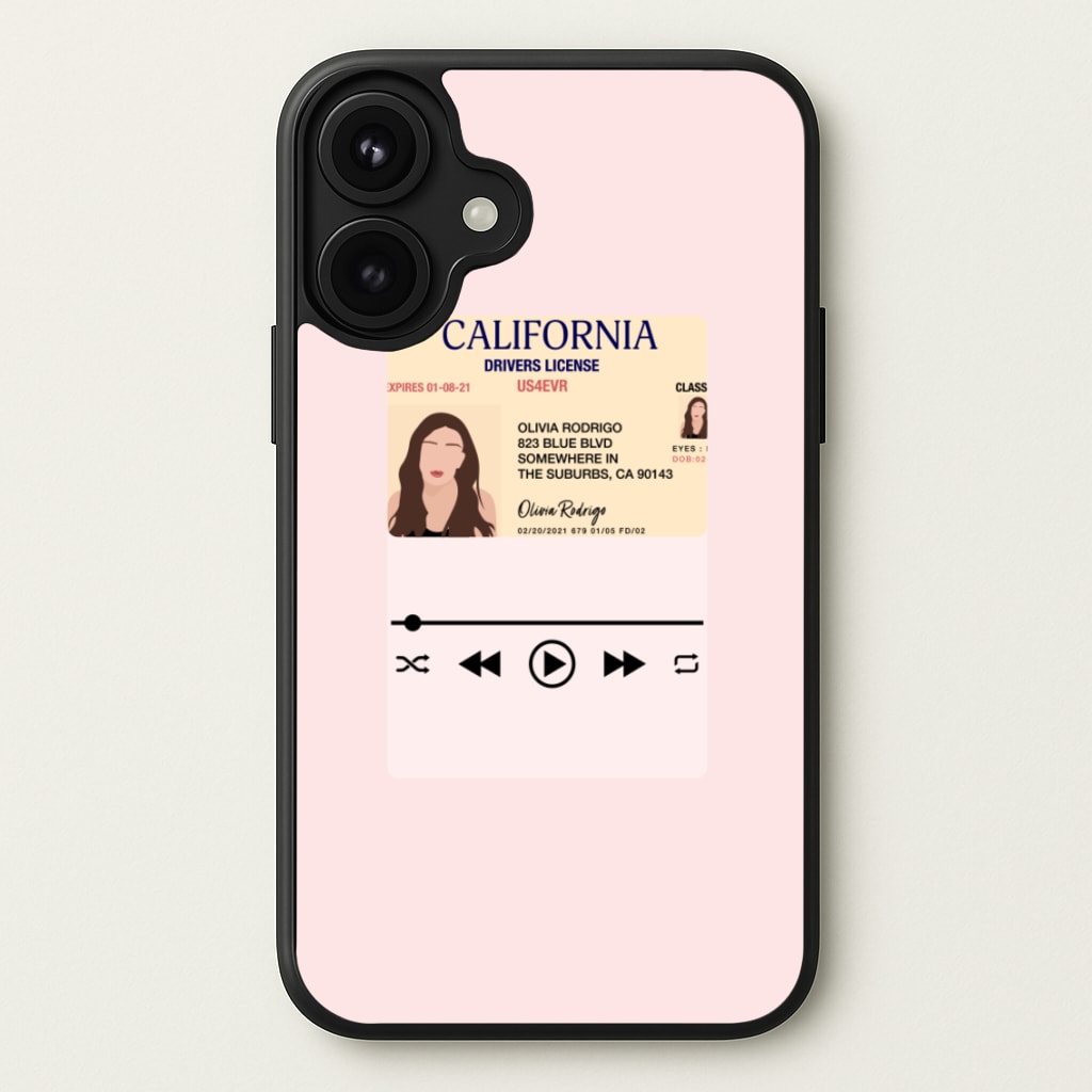 Drivers License - Olivia TikTok Phone Case for iPhone 17