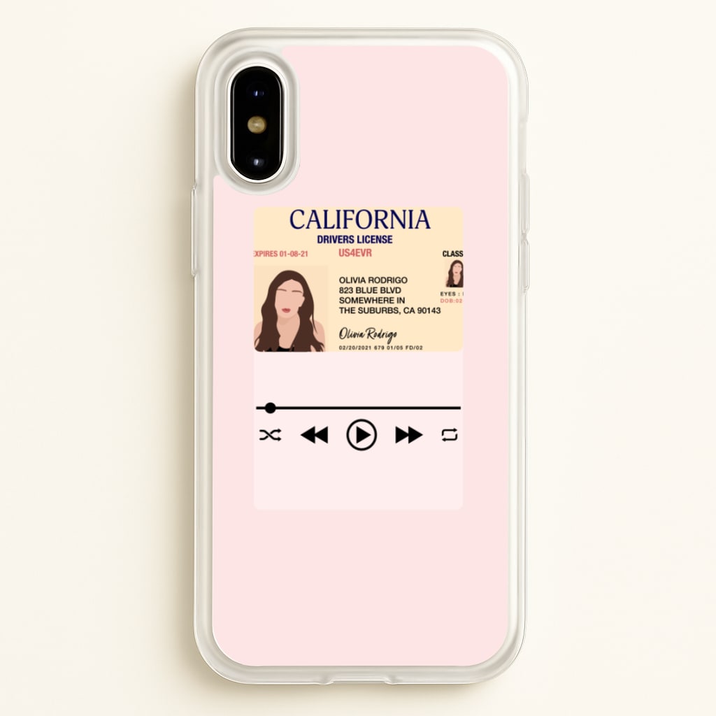 Drivers License - Olivia TikTok - TikTok Phone Case for iPhone X / XS