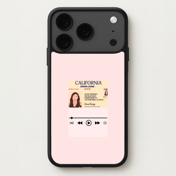 Drivers License - Olivia TikTok Phone Case for iPhone 17 Pro
