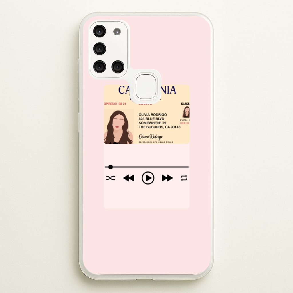 Drivers License - Olivia TikTok - TikTok Phone Case for Galaxy A21s
