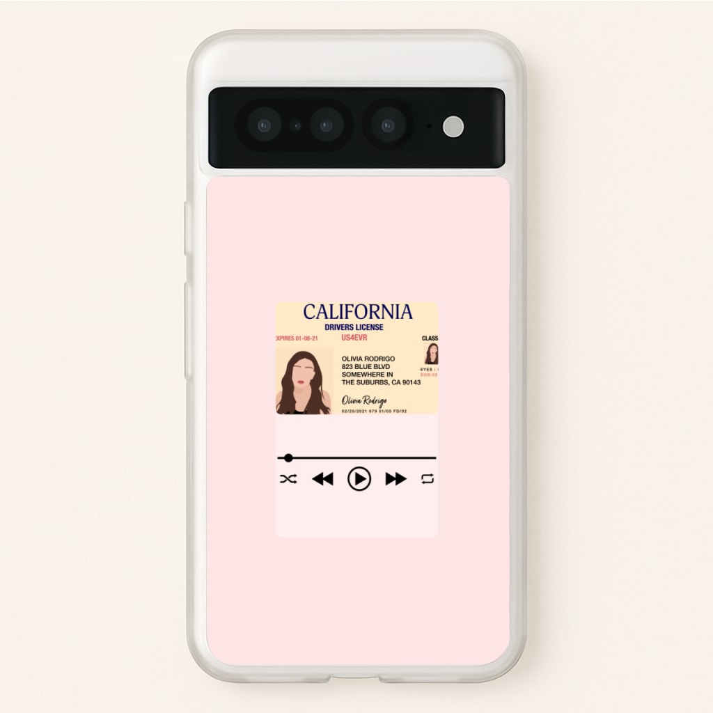 Drivers License - Olivia TikTok - TikTok Phone Case for Google Pixel 7 Pro